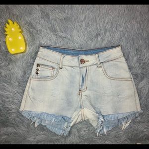 Girl’s Denim Shorts Brazilian Boutique SZ 12 NWT